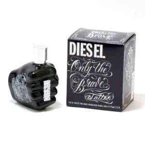 A box with white cap, black color diesel bottle