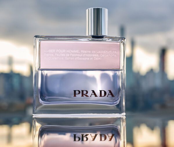 Prada amber, Men's fragrance front side