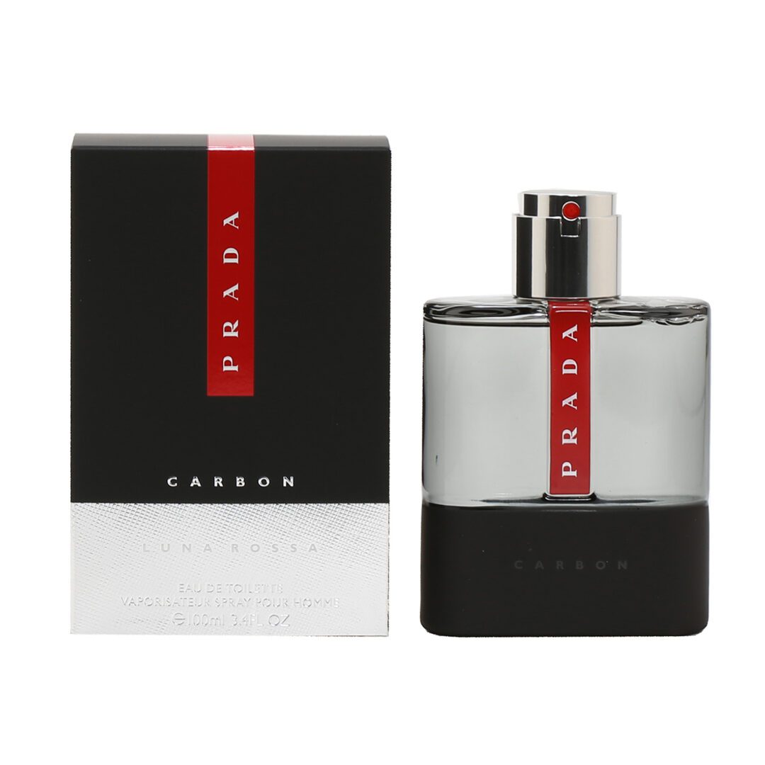 Prada Carbon Spray bottle In Silver And Black