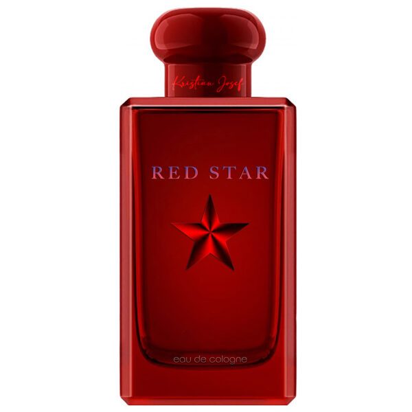 Red star fragrance for men.large and front view